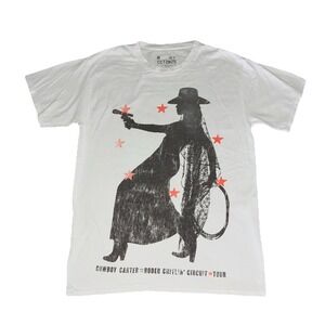 Beyonce Most Wanted Tee M White Cowboy Carter Tour 2025 Merch NEW *spot